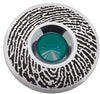 Ring mit Stein und ravur Motiv fingerabdruck