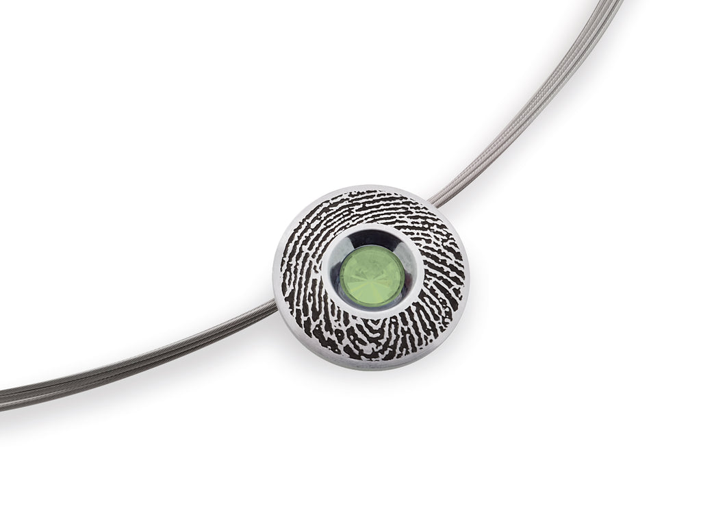 Kette Anhänger fingerabdruck